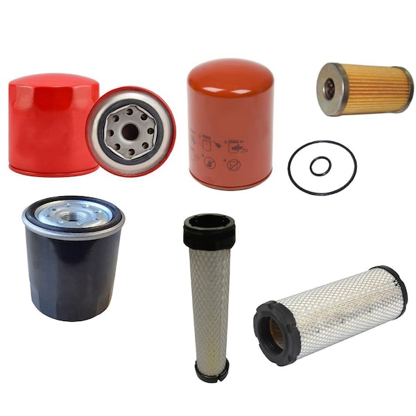 Aic Replacement Parts Filters Fits New Holland TC40A TC40DA w/Shibaura 2.0L Eng. Tractor 87300195-FILTERKIT - main